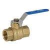 Ball valve Type: 1614 Brass/PTFE/NBR Full bore KIWA Handle PN10 Internal thread (BSPP) 3/8" (10)